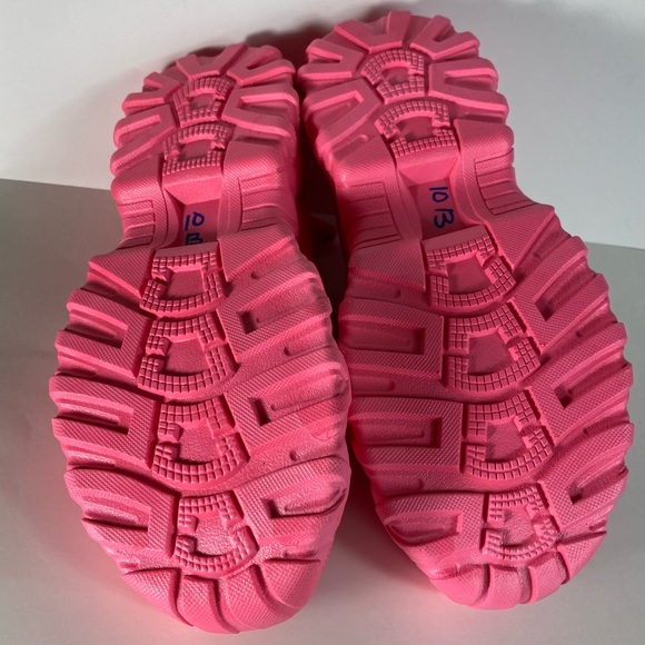 Women’s Pink Fashionable Lace Up Platform Sneakers size 10 - Picture 10 of 10